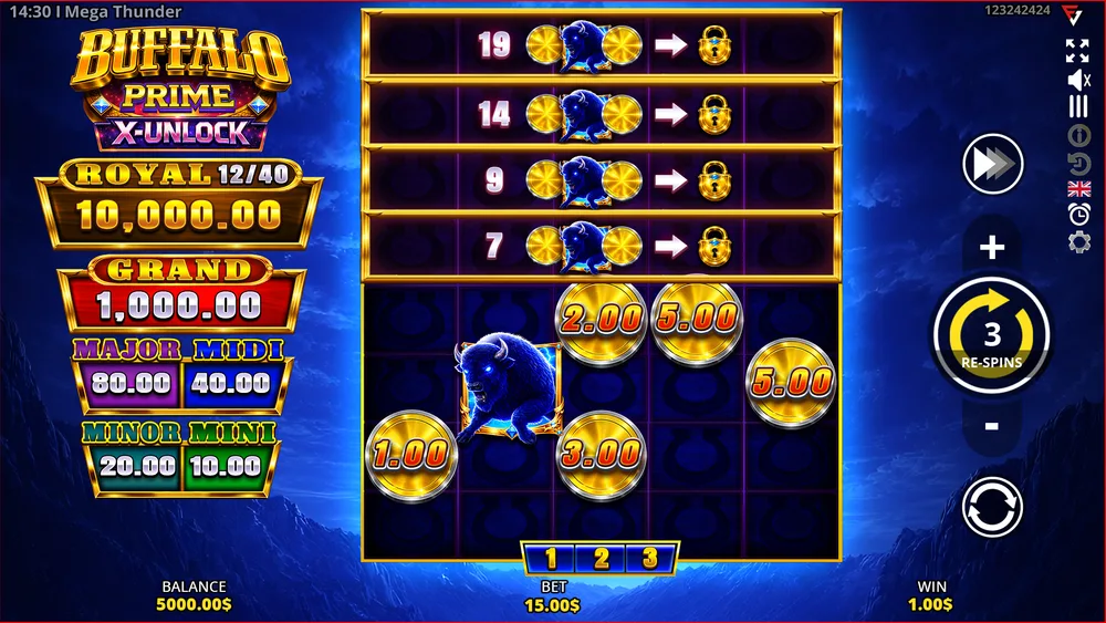 Meine Session, Bildschirm für Bildschirm — Buffalo Prime X-Unlock screenshot 2 of 7